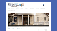 Desktop Screenshot of bereanchristianschool.net