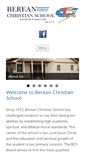 Mobile Screenshot of bereanchristianschool.net